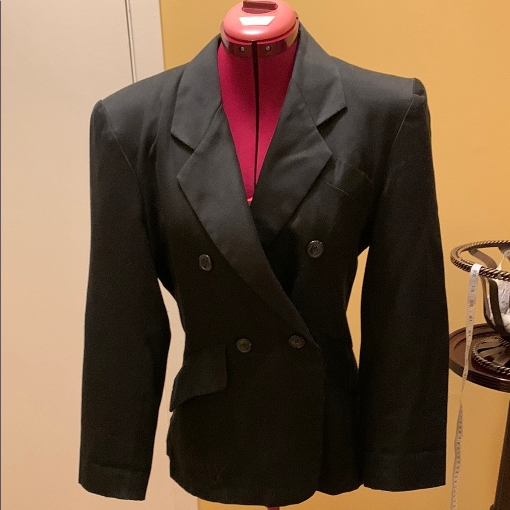 Eclipse Los Angeles Classic Black Double-Breasted Women's Tuxedo Blazer